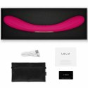 LELO BOOMERANG Podwojny wibrator Cerise, silikon, wodoodporny USB