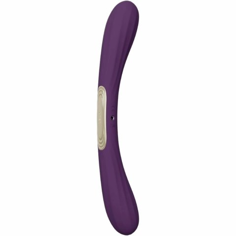 LELO Boomerang wibrator dwustronny fioletowy silikon wodoodporny