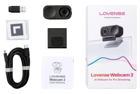 Lovense Webcam 2 4K Ultra HD - kamera streamingowa z auto-framingiem