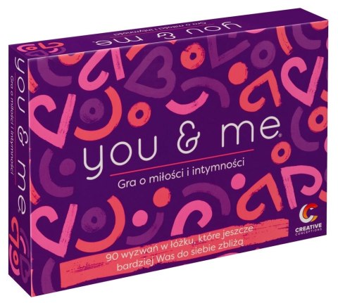 You & Me Polish - gra dla par z 90 kartami zadań i akcesoriami