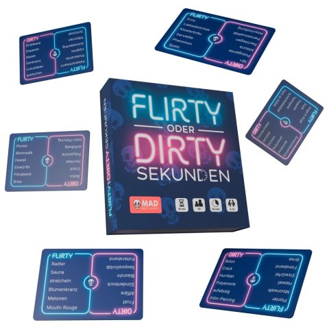 Flirty or Dirty Gra Towarzyska dla Dorosłych, Wersja Party, 18+