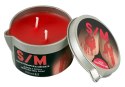 HOT S/M Kerze Candle 100ml - świeca do masażu ciała, biała