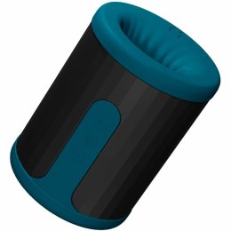 LELO F2S™ TEAL - Męska maszyna intymna, silikonowa, niebieska, aplikacja Bluetooth