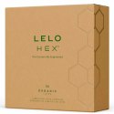 LELO HEX Organic prezerwatywy 36 szt. lateks organiczny, struktura HEX