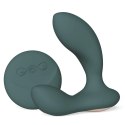 LELO Hugo 2 Remote zielony - masażer zdalny, silikonowy, wydłużona bateria
