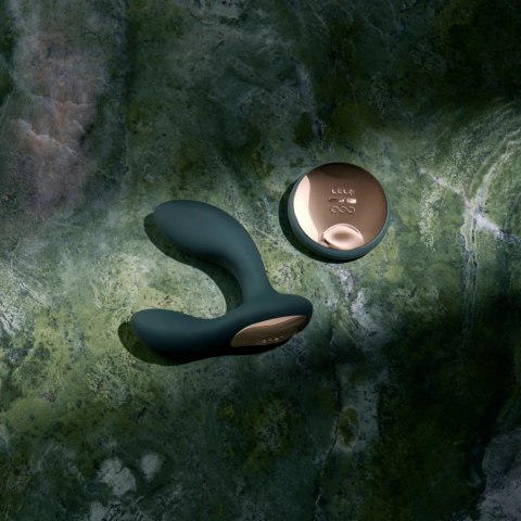 LELO Hugo 2 Remote zielony - masażer zdalny, silikonowy, wydłużona bateria