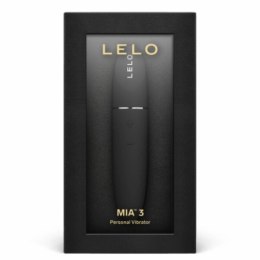 LELO MIA 3 Czarna - Kompaktowa maszyna intymna USB, 8 trybow