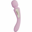 LELO SWITCH Wanda - Wibrator dwustronny z podwojnym systemem sterowania, miękki roż