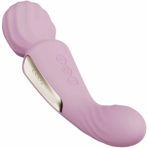 LELO SWITCH Wanda - Wibrator dwustronny z podwojnym systemem sterowania, miękki roż