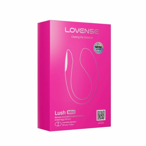 Lovense Lush Mini - bezprzewodowy system intymny, silikonowy, rożowy