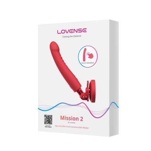 Lovense Mission 2 - Model z przyssawką i technologią Touch-Sense, czarny