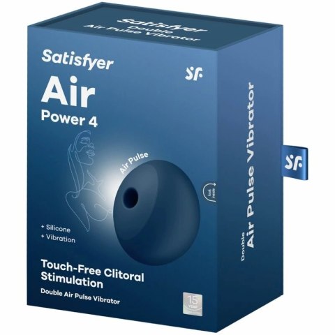Satisfyer Air Power 4 niebieski - stymulator z 12 trybami wibracji