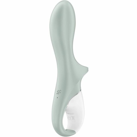 Satisfyer Air Pump Booty 3 szarozielony - anatomiczny model z funkcją powiększania