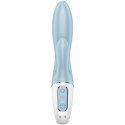 Satisfyer Air Pump Bunny 1 - niebieska maszyna intymna z funkcją nadmuchu