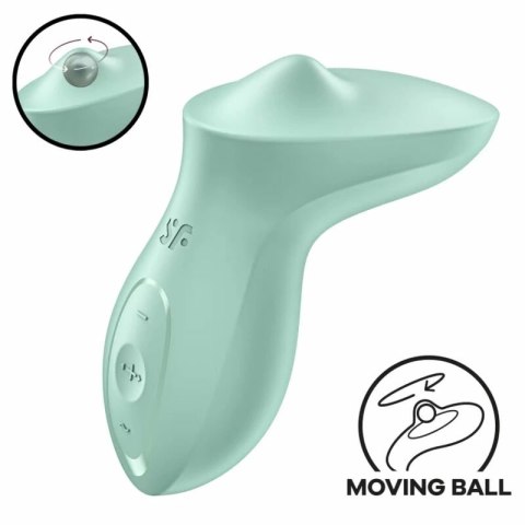 Satisfyer Exciterrr Lay-On urządzenie pulsujące Mint, silikon, wodoodporne