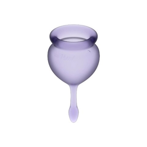 Satisfyer Feel Good Kubeczek Menstruacyjny Fioletowy 15ml+20ml Zestaw