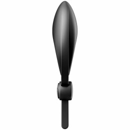Satisfyer Sniper czarny - silikonowy pierścień wibrujący z regulacją