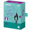 Satisfyer Sniper czarny - silikonowy pierścień wibrujący z regulacją