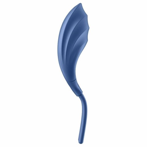 Satisfyer Swordsman Niebieski - Pierścień wibrujący z regulacją i silikonem medycznym