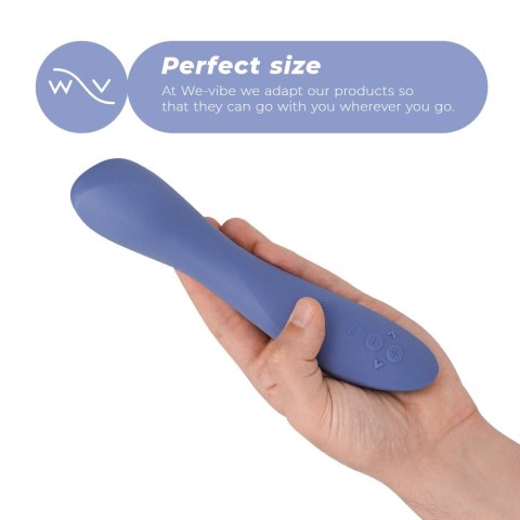 We-Vibe Rave 2 niebieski - wibrator punktowy G, wodoodporny, aplikacja