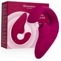 Womanizer Blend Rabbit - stymulator powietrzny i wibracyjny, żywy roż