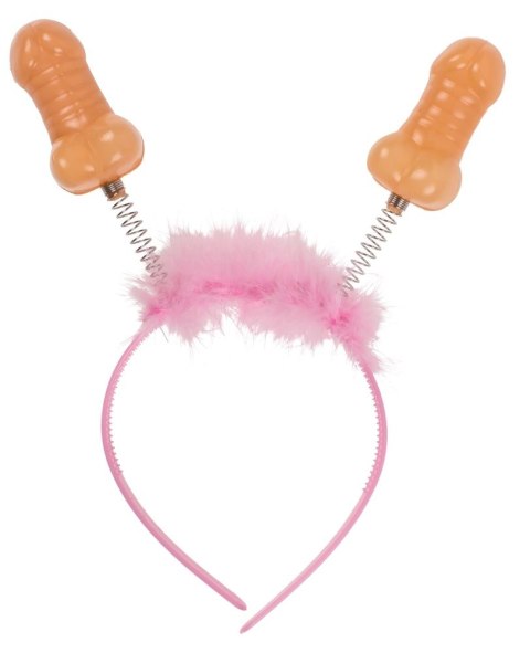 You2Toys Opaska Karnawałowa Rożowa z Figlarnymi Elementami 25 cm