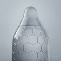 LELO HEX Respect XL 12 szt. prezerwatywy szerokie, cienka struktura 58 mm