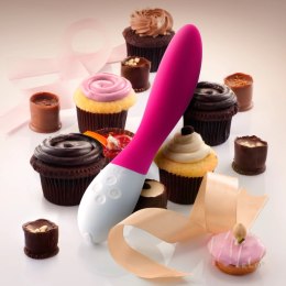 LELO Mona 2 Cerise - wodoodporny model silikonowy, 6 trybow, 20 cm
