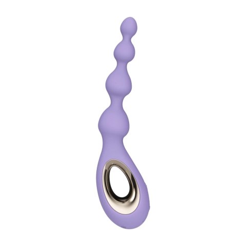 LELO Soraya Beads fioletowe - anatomiczne koraliki do masażu, silikon