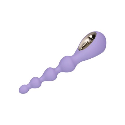 LELO Soraya Beads fioletowe - anatomiczne koraliki do masażu, silikon