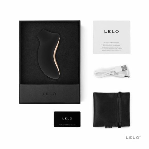 Lelo Sona 2 Black - soniczny stymulator z 12 trybami pracy, czarny