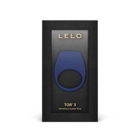 Lelo Tor 3 Niebieski - Pierścień wibrujący, sterowany aplikacją, silikon