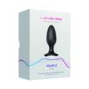 Lovense Hush 2 L 57 mm - zdalna wibrująca zatyczka, Bluetooth, czarna