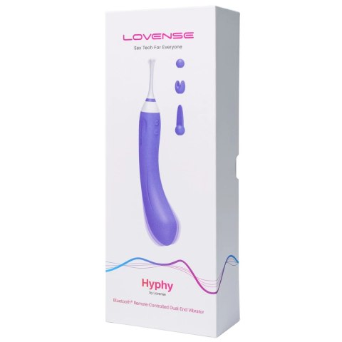 Lovense Hyphy Fioletowy - Dwustronne Urządzenie Intymne Bluetooth