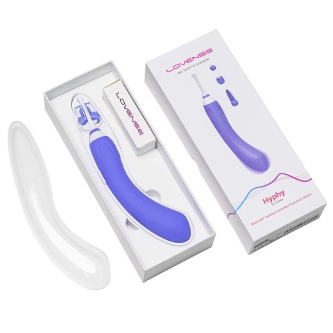 Lovense Hyphy Fioletowy - Dwustronne Urządzenie Intymne Bluetooth