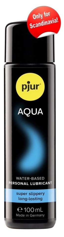Pjur Aqua 100ml - Lubrykant na bazie wody, bez zapachu, wysoka wydajność