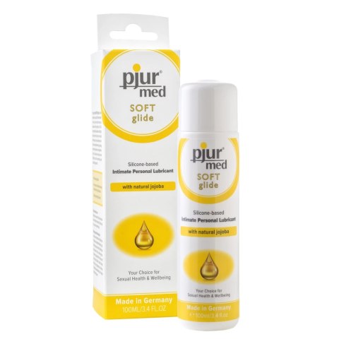 Pjur MED Soft Glide silikonowy środek nawilżający z olejkiem jojoba 100ml