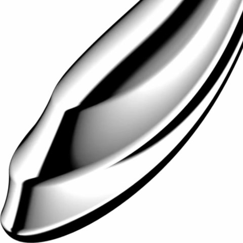 Satisfyer Pure Gravity 2 stalowy dwustronny model z falistą strukturą