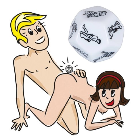 You2Toys Dice Game 12-ścienna kostka z pozycjami komiksowymi 3x3x3 cm