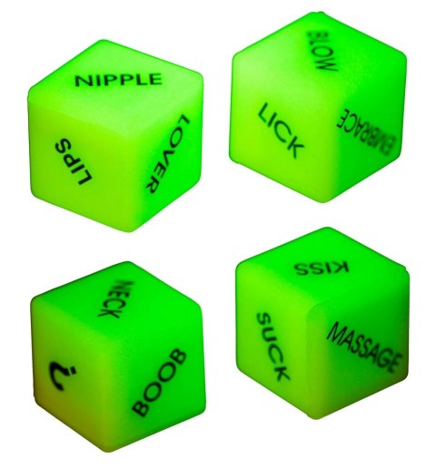 You2Toys Kostki Świecące w Ciemności - Gra dla Par, 2 szt.