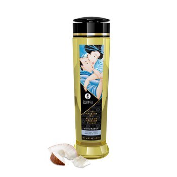 Erotic Massage Oil Adorable/ Coconut Thrills 240Ml Shunga