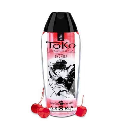 Jadalny Lubrykant O Smaku Wiśniowym Toko Aroma Personal Lubricant Blazing Cherry 165Ml Shunga