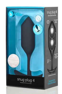 Korek analny Snug Plug 4 Black b-Vibe