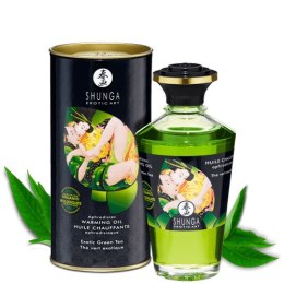 Organiczny Jadalny Olejek Rozgrzewający Do Miejsc Intymnych O Smaku Zielonej Herbaty Aphrodisiac Warming Oil Exotic Green Tea 10