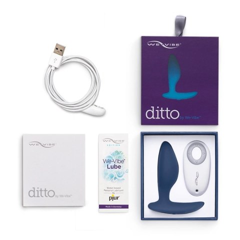 We-Vibe Ditto Midnight Blue - bezprzewodowy korek analny z wibracjami