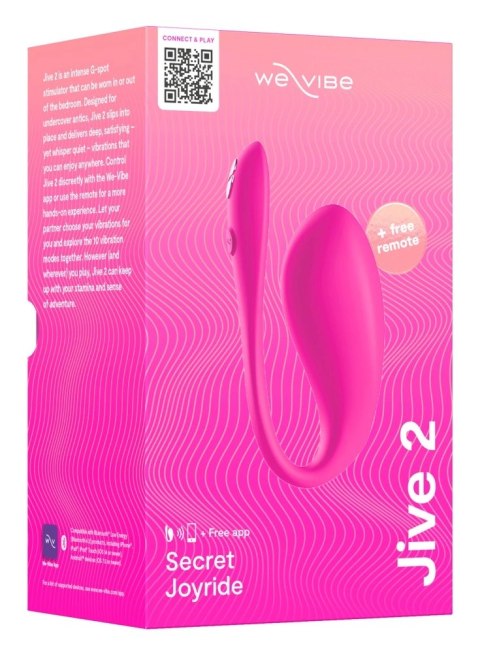 We-Vibe Jive 2 - bezprzewodowy system wibracji, sterowanie aplikacją 10,5 cm