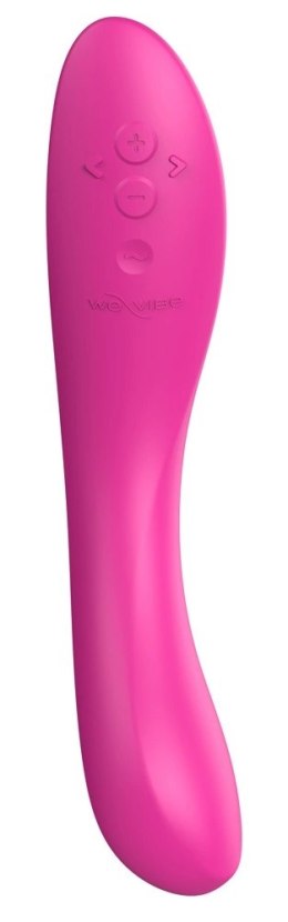 We-Vibe Rave 2 Fuchsia - Wibrator punktu G z aplikacją, ładowalny