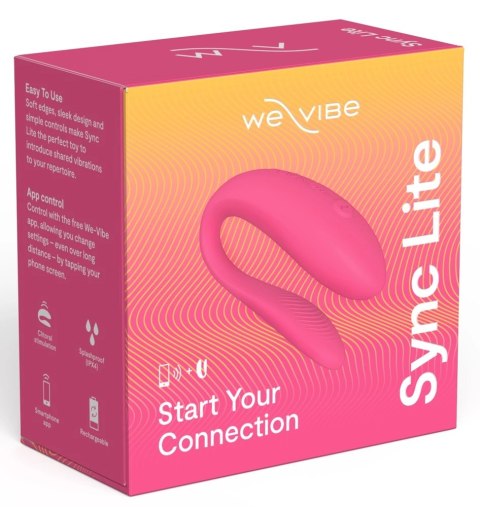 We-Vibe Sync Lite Pink - Model dla Par z Aplikacją, Smukła Konstrukcja
