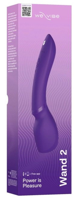 We-Vibe Wand 2 bezprzewodowy masażer, aplikacja, wodoodporny, fioletowy