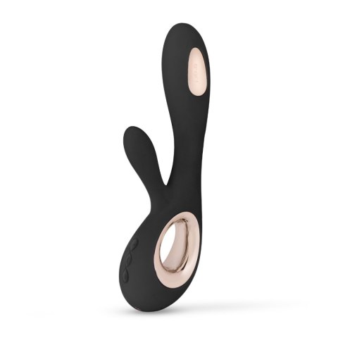 Wibrator Króliczek Soraya Wave Black Lelo